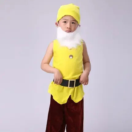 イベント・クリスマスグッズ｜キッズ用 七人の小人風 コスチュームセット(110c～160c)