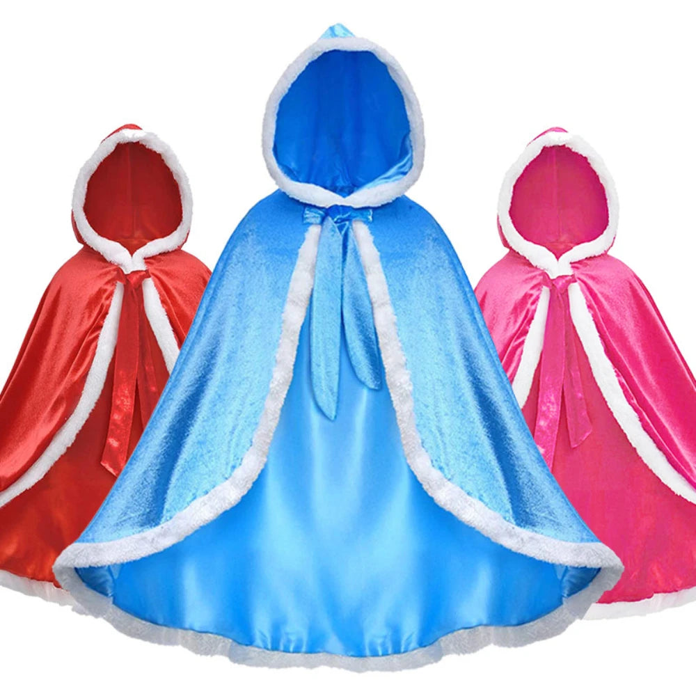 イベント・クリスマスグッズ｜キッズ用 アナと雪の女王 エルサ風マント(110c～150c)
