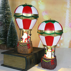 イベント・パーティー装飾｜クリスマスLED光るオーナメント サンタ＆スノーマン