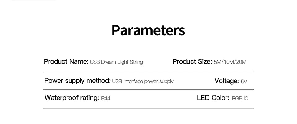 イベント・クリスマス装飾｜Bluetooth対応　LEDストリングライト(5m/10m/15m/20m)