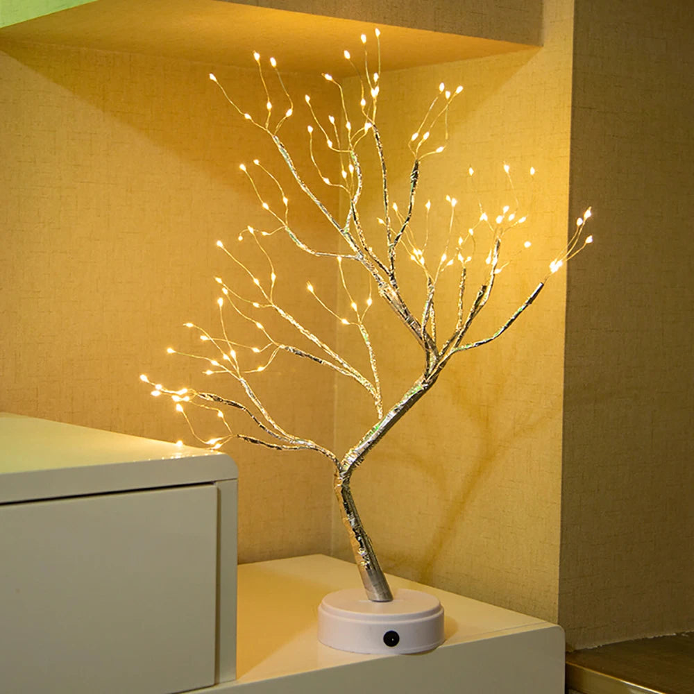 イベント・クリスマス装飾｜USB/電池対応LED卓上ツリーランプ