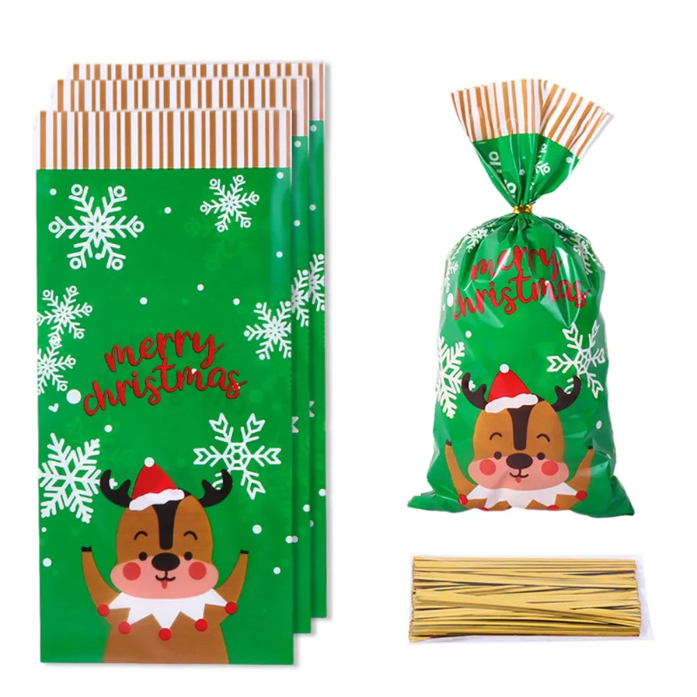 イベント・クリスマス装飾｜キャンディバッグ50個セット