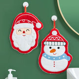 クリスマスグッズ・ ノベルティ用品｜クリスマス柄 吸水ハンドタオル