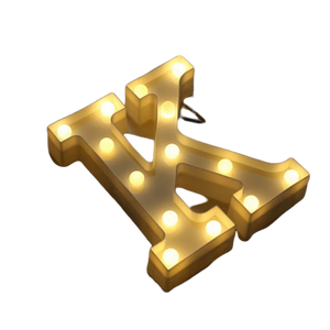 【LED装飾】LEDライト・デコレーションライト（ハート/アルファベット/数字）