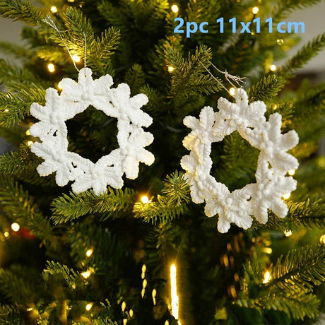 イベント・クリスマス装飾｜ツリーに映える！ホワイトオーナメントシリーズ(1pc～3pcs)