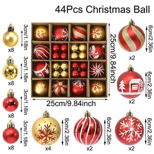 イベント・クリスマス装飾｜ボールオーナメント48個セット