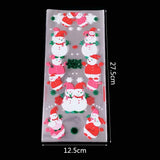 イベント・クリスマス装飾｜ギフト用 ビニール製バッグ (50枚セット)