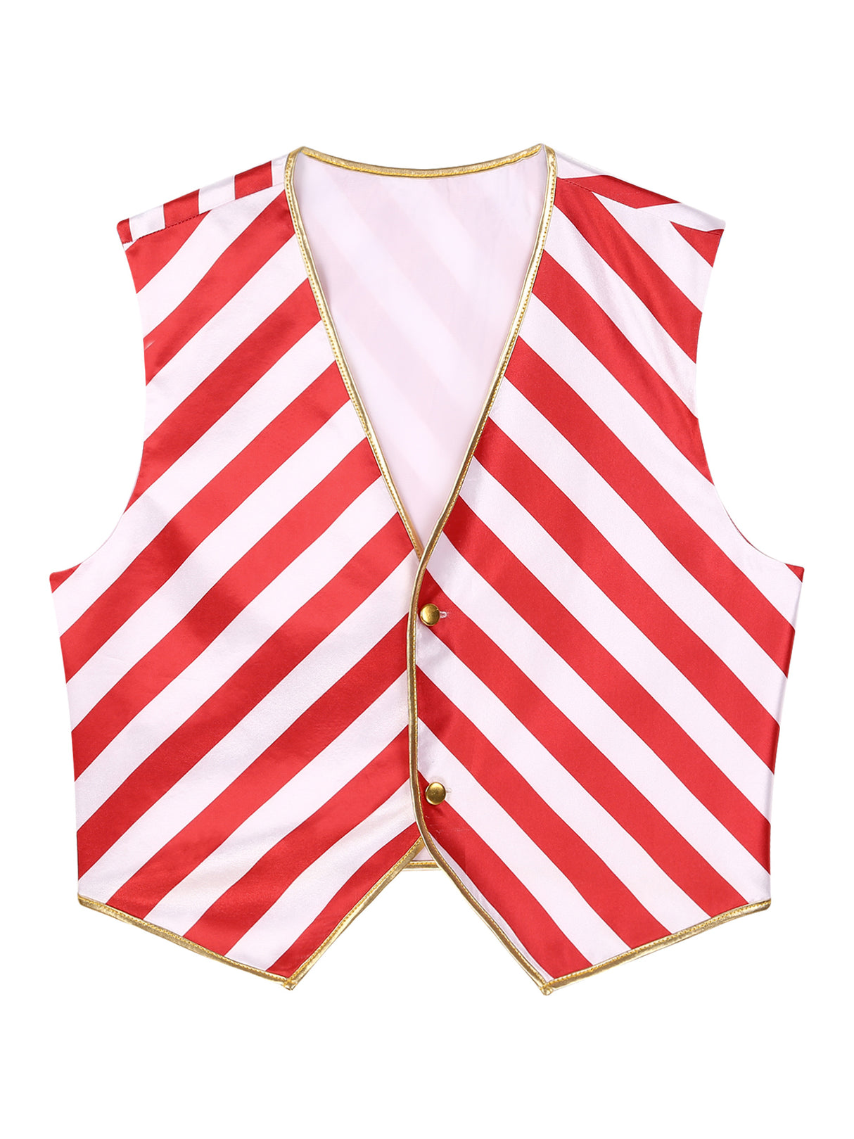 イベント・クリスマスグッズ｜ストライプキャンディーカラーベスト(XL～4XL)