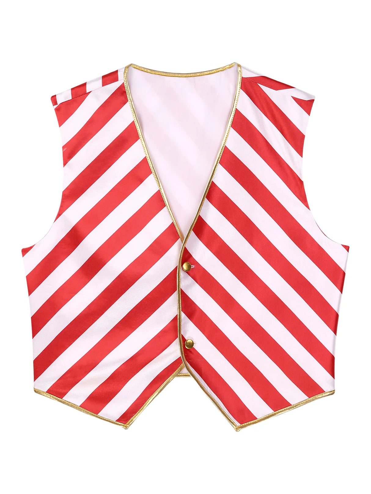 イベント・クリスマスグッズ｜ストライプキャンディーカラーベスト(XL～4XL)