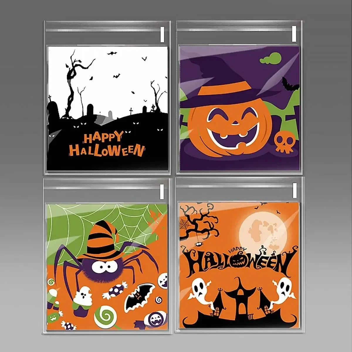 イベント・ハロウィングッズ｜ハロウィンクッキーバッグ100個セット