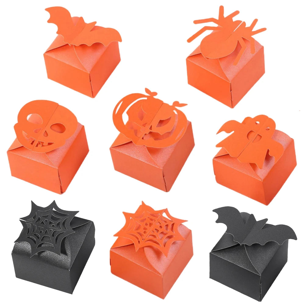 イベント・ハロウィングッズ｜12個入り 3Dペーパーギフトボックス