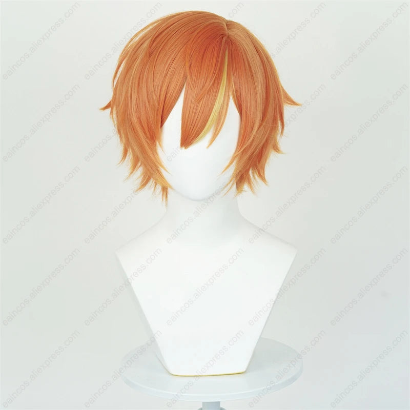 イベント・ハロウィングッズ｜東雲明人コスプレウィッグ オレンジ(30cm)