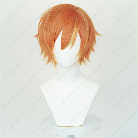 イベント・ハロウィングッズ｜東雲明人コスプレウィッグ オレンジ(30cm)