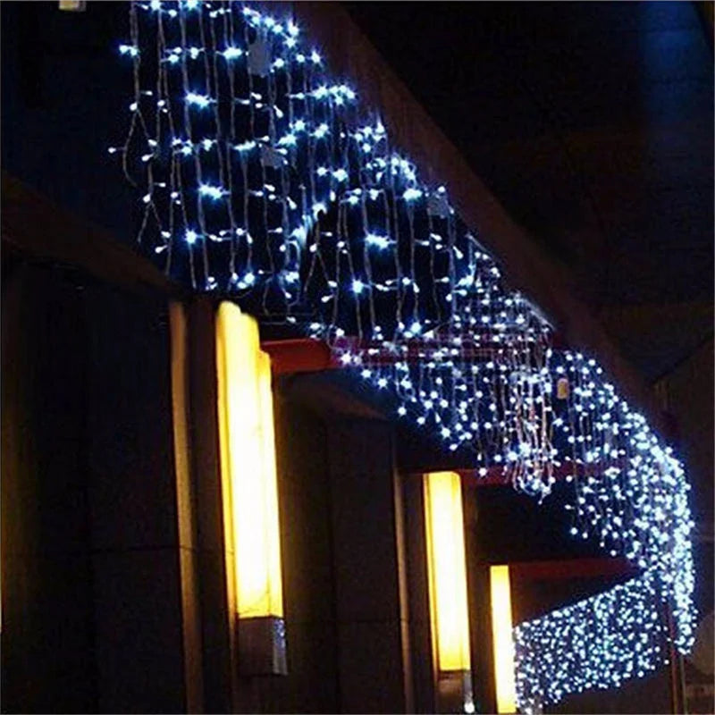 イベント・クリスマス装飾｜屋外用LEDストリングライト(幅4m)