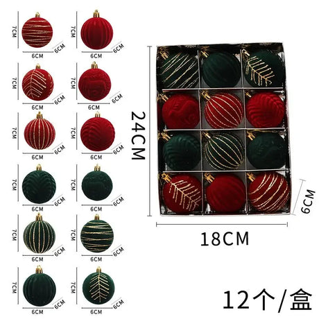 イベント・クリスマス装飾｜バーガンディ色のクリスマスボールペンダント