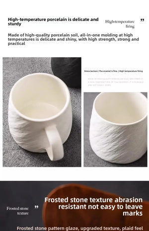 |イベント・ノベルティ用品 |電子レンジ対応セラミックマグカップ 黒白| 550ml