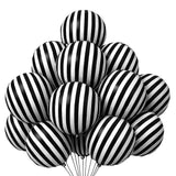 12個入りストライプホイルバルーンセット