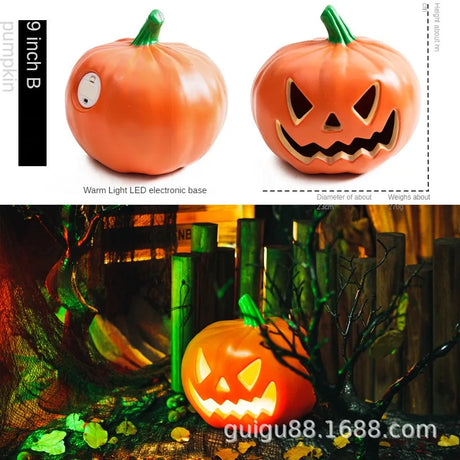 イベント・ハロウィングッズ｜LEDかぼちゃランタン3個セット