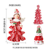 イベント・クリスマス装飾｜ソフト陶器ペンダント 天使チャーム