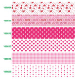 バレンタインデー用カラフルリボン 5ヤード