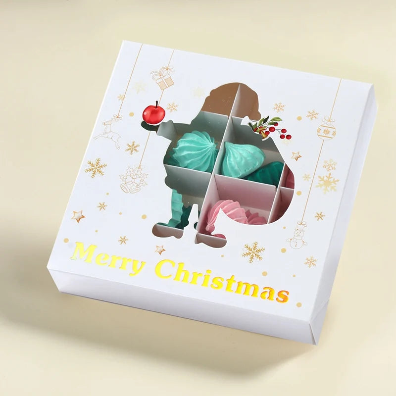イベント・クリスマス装飾｜紙製クリスマス柄ギフトボックス