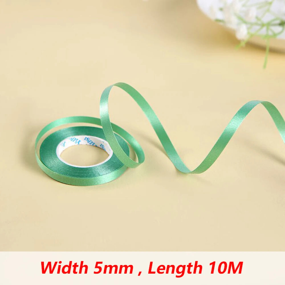 イベント・バルーン装飾 | クラフト用サテンリボン5mm | 10m巻
