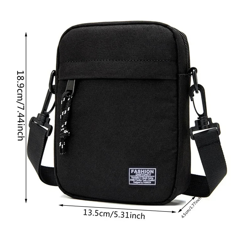 |イベント・ノベルティ用品 |男女兼用カジュアル防水ショルダーバッグ | W13.5×H18.9×D4.5cm