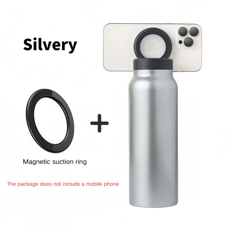 |イベント・ノベルティ用品 | スマホォルダー付き断熱ステンレスボトル | 700ml