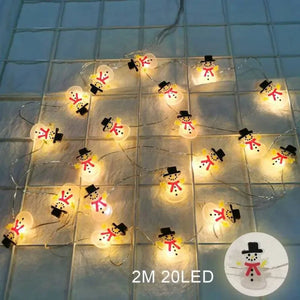 イベント・クリスマス装飾｜LEDクリスマス柄ライト(2M)