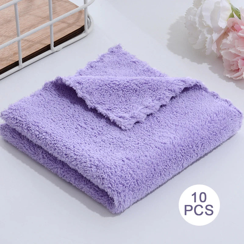 | ノベルティ用品 | 速乾性マイクロファイバータオル10枚セット |30×30c