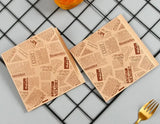 |ノベルティ用品 | バーガー用紙袋 100枚入 | 15 x 15c