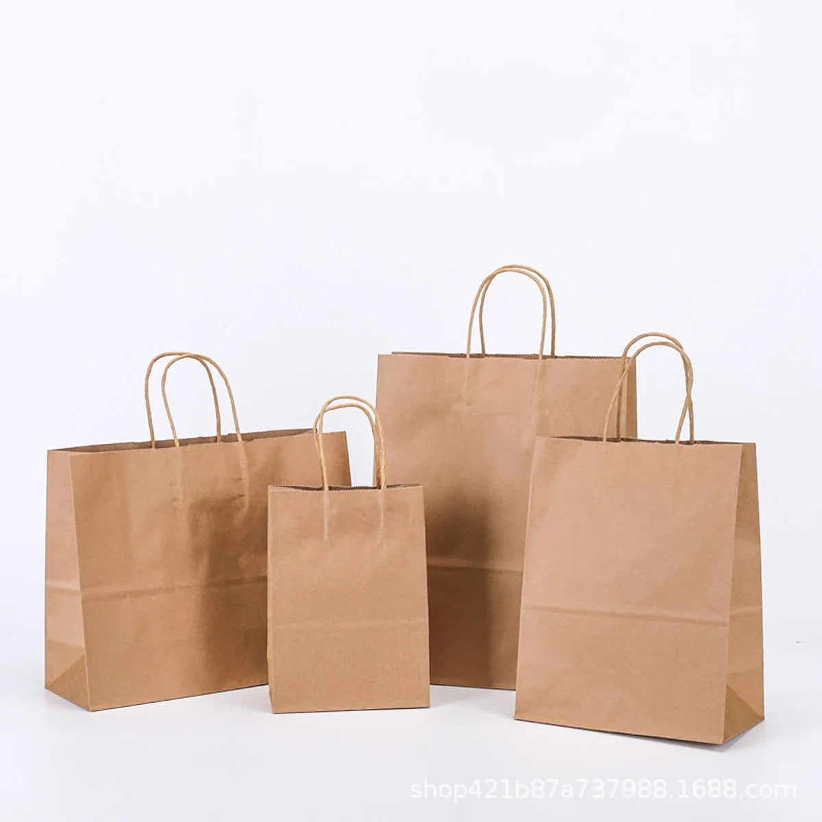 |ノベルティ用品 | クラフト紙ギフトバッグ  10個セット