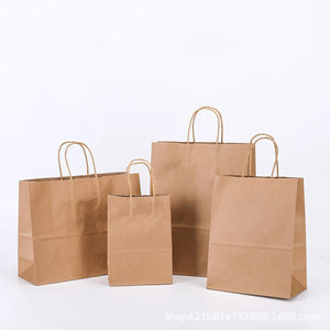 |ノベルティ用品 | クラフト紙ギフトバッグ  10個セット