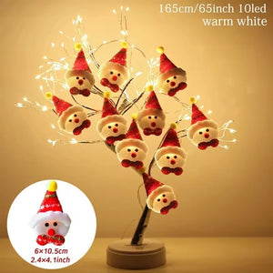 イベント・クリスマス装飾｜LEDスノーマンクリスマスガーランドライト(1.65M～3M)