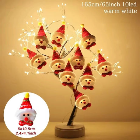 イベント・クリスマス装飾｜LEDスノーマンクリスマスガーランドライト(1.65M～3M)