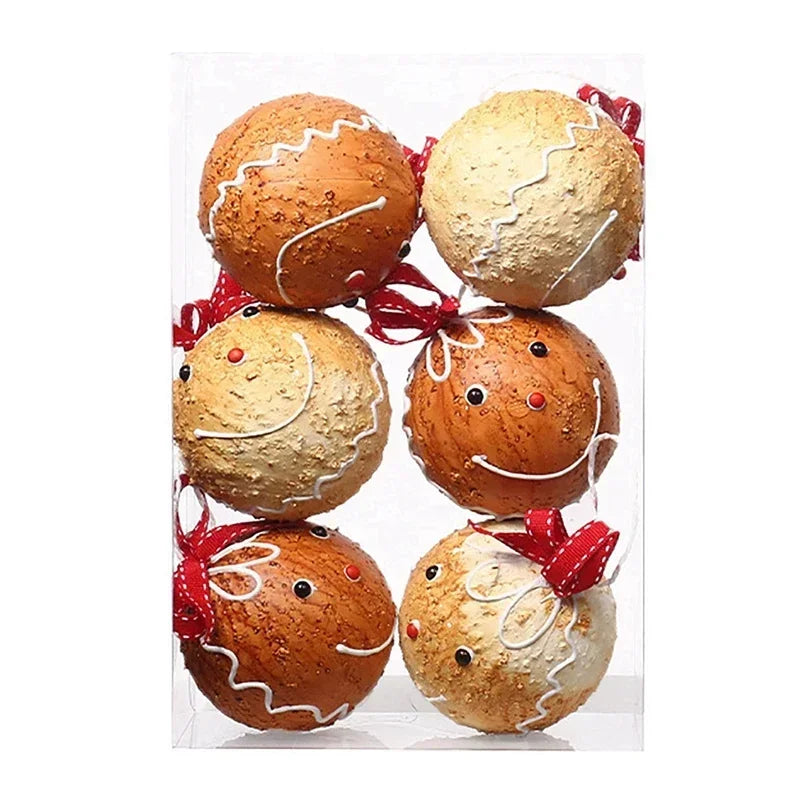 イベント・クリスマス装飾｜6個入り クリスマスプラスチックボールセット