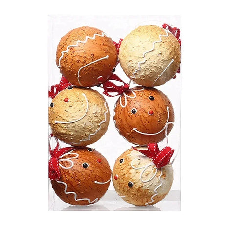 イベント・クリスマス装飾｜6個入り クリスマスプラスチックボールセット