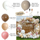 【バルーン装飾】マカロンカラー＆ゴールドバルーンセット（76個～235個入）