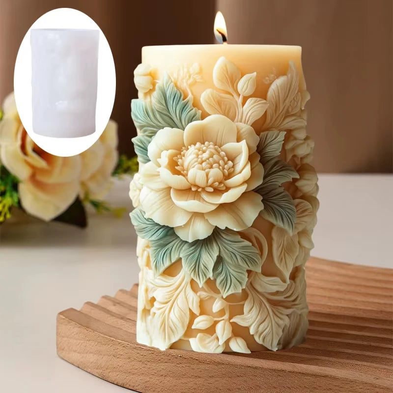 クラフト・DIY用｜ハンドメイドキャンドル用 繊細な花型