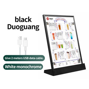 A4 USB LEDメニュースタンドライト