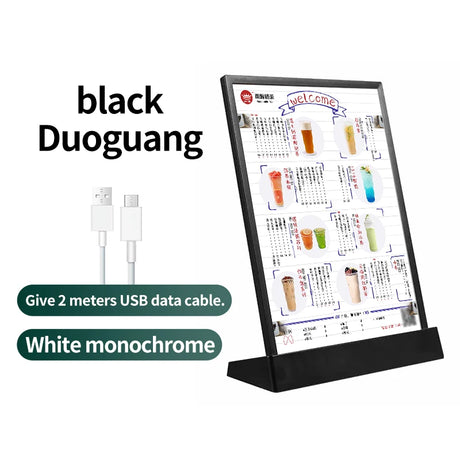 A4 USB LEDメニュースタンドライト
