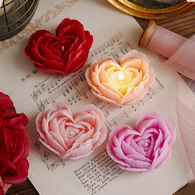 ハート型香り付きキャンドル バレンタインギフト｜誉PRINTING