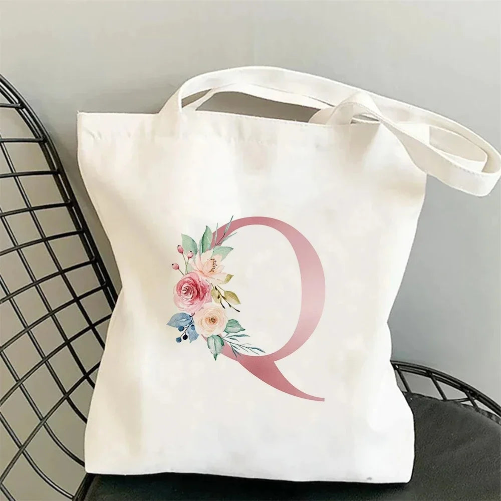 |ノベルティ用品 | イニシャルプリントトートバッグ | 35×40c