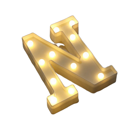 【LED装飾】LEDライト・デコレーションライト（ハート/アルファベット/数字）
