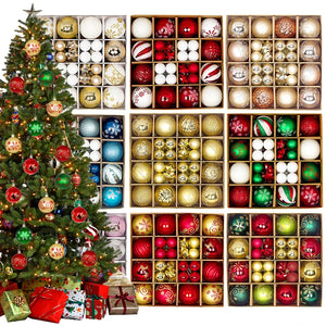 イベント・クリスマス装飾｜ボールオーナメントセット