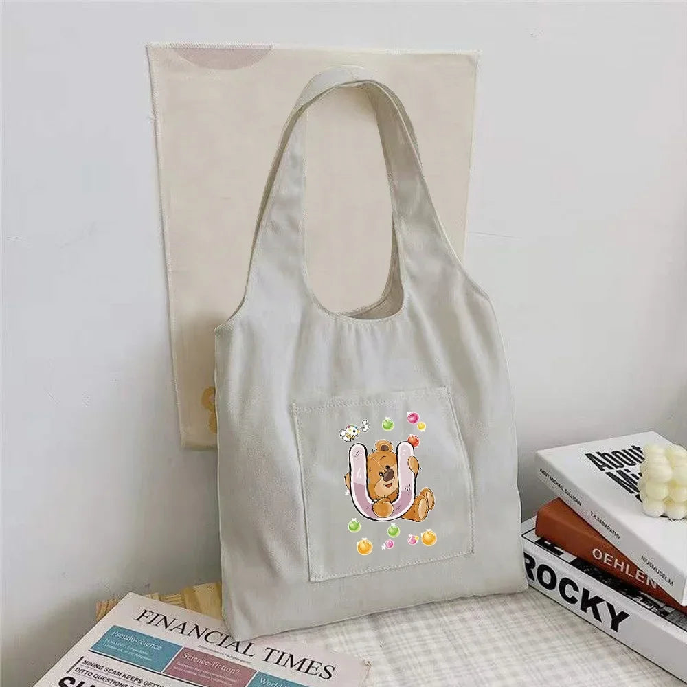 | ノベルティ用品 | 折りたたみクマgショルダーバッグ  | 34× 34c