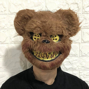 イベント・ハロウィングッズ｜仮装用マスク ホラー系クマ・ウサギ