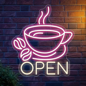 コーヒーカップLEDネオンサイン（ネオン看板）