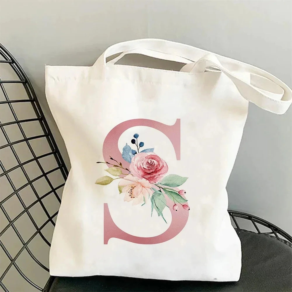 |ノベルティ用品 | イニシャルプリントトートバッグ | 35×40c
