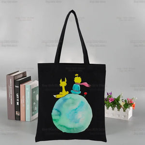 |ノベルティ用品 |星の王子さま キャンバストートバッグ |34x40c